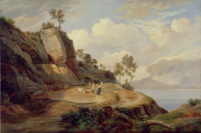 Landschaft in Italien von Carl Wilhelm Goetzloff